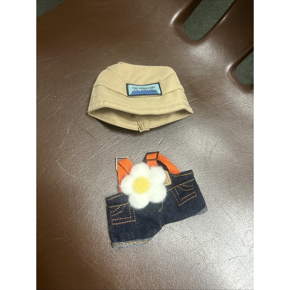 La Boo Boo/La Fuu Fuu 17 Cm Doll Clothes Overalls, Hat, Flower Pin Spring